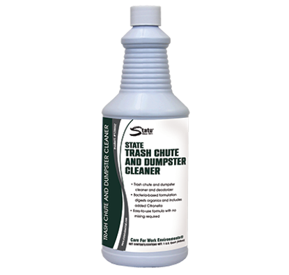 State® Trash Chute and Dumpster Cleaner - Case of 12 Quarts - State ...